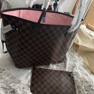 Neverfull Checkered Purse